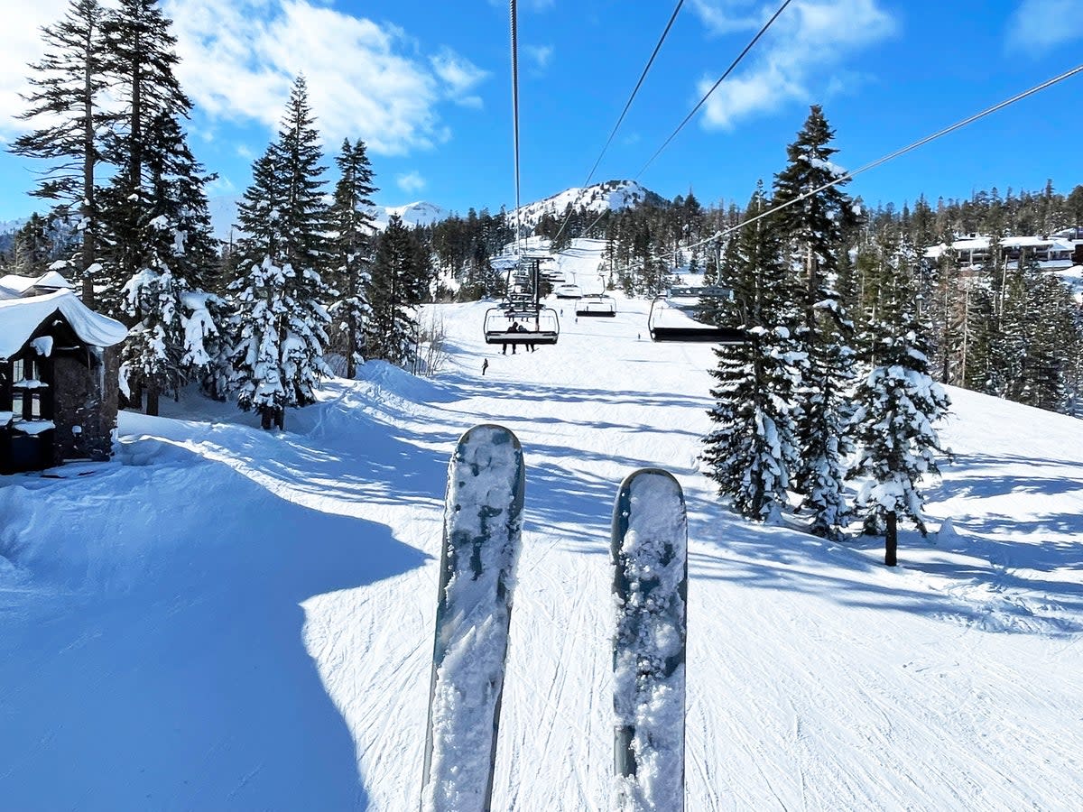 Situated in California’s Sierra Nevada Mountain Range, Mammoth is renowned for its freestyle terrain parks (Getty Images)