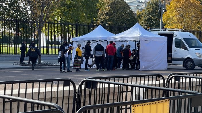 Voting Rights Protesters Getting Processed