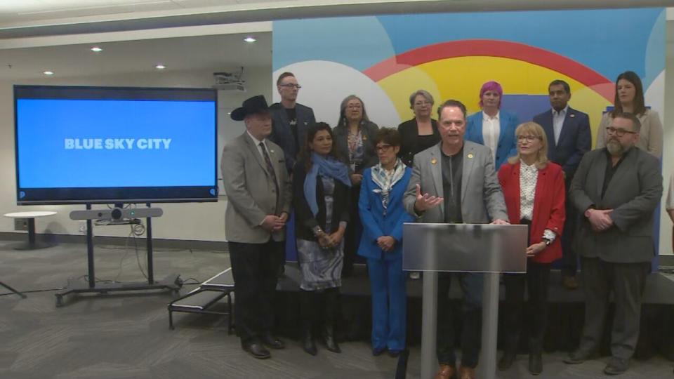 Calgary's new brand, 'Blue Sky City', was unveiled on Wednesday.