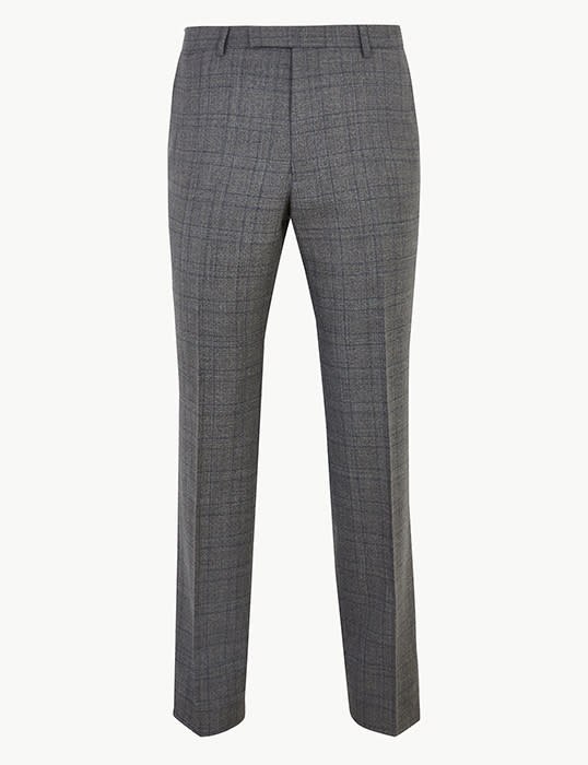 Charcoal-checked-suit-trousers