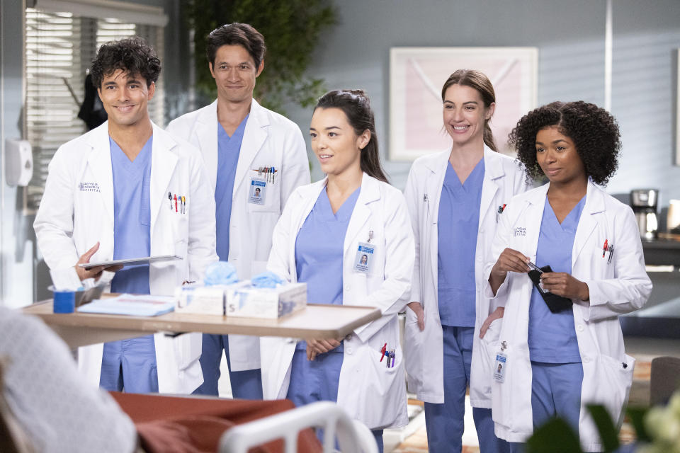 Season 19 debuted new surgical interns Lucas Adams (Niko Terho), Benson 