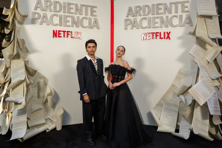 Andrew Bargsted y Vivianne Dietz, en la avant premier de la película