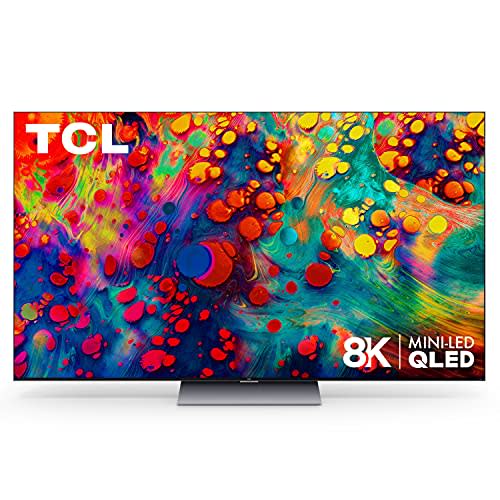 TCL 65-inch Class 6-Series 8K Mini-LED UHD QLED Dolby Vision HDR Smart Roku TV - 65R648, 2021 m…