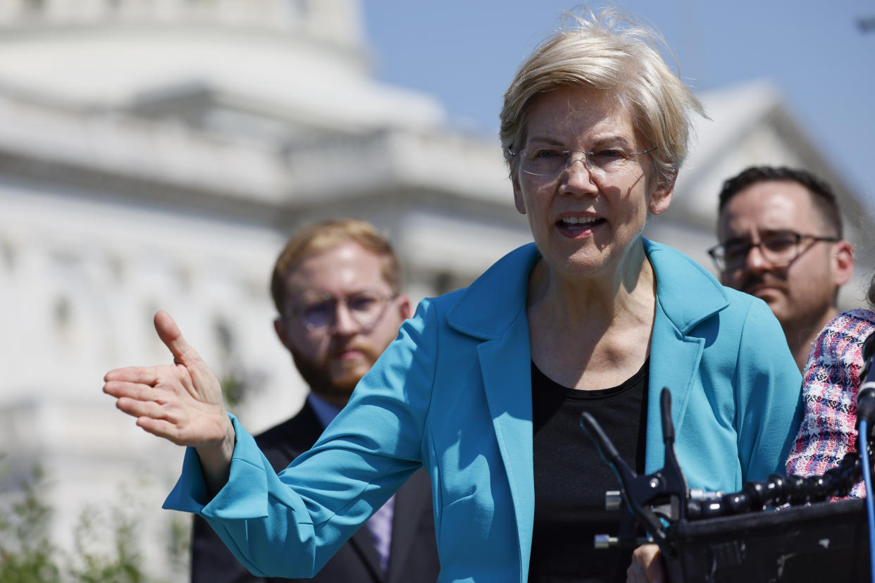 Sen. Elizabeth Warren of Massachusetts.