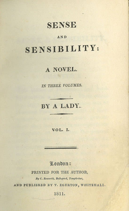 《理性與感性》初版（Wikipedia/Public Domain）