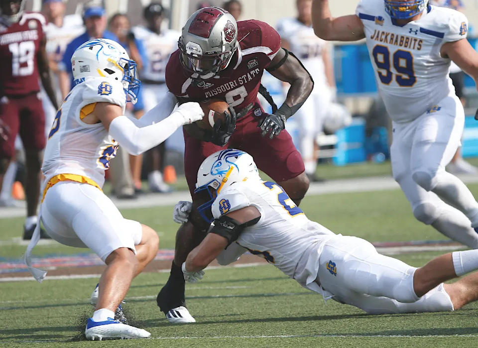 The SDSU defense slowed down Missouri State in an early season road test.