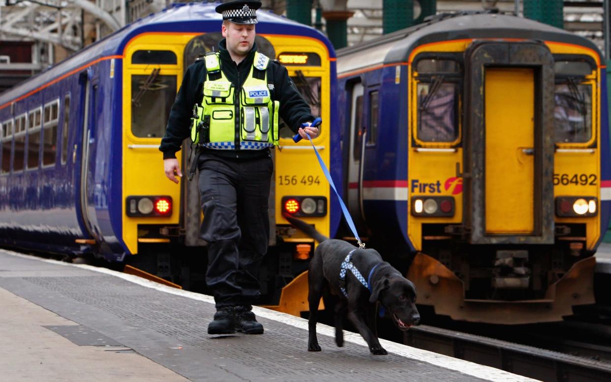 Knife crime on the rail network has more than tripled in the past three years, according to British Transport Police figures - Getty Images Europe