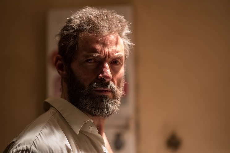 Jackman as the aging Wolverine in ‘Logan’ (Photo: 20th Century Fox)