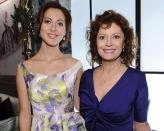 <p>The <em>Thelma & Louise</em> star was thrilled to be the mother of the bride when her daughter Eva Amurri <a href="https://people.com/celebrity/eva-amurri-and-kyle-martino-wedding-all-the-details/" rel="nofollow noopener" target="_blank" data-ylk="slk:got married;elm:context_link;itc:0;sec:content-canvas" class="link ">got married</a> in October 2011 – and even happier to stay out of planning!</p> <p>"My daughter should do this professionally, she is so on it. Eva really has very clear ideas of what she wants," Sarandon told <a href="https://people.com/celebrity/susan-sarandon-having-a-great-time-not-planning-daughters-wedding/" rel="nofollow noopener" target="_blank" data-ylk="slk:PEOPLE;elm:context_link;itc:0;sec:content-canvas" class="link ">PEOPLE</a> a decade ago. "I've just weighed in on a couple of things."</p> <p>"But I have very little responsibility, so I'm having a great time!" she teased. </p> <p>Amuri and her husband Kyle Martino would go on to welcome three children together, and <a href="https://people.com/tv/eva-amurri-kyle-martino-finalized-divorce/" rel="nofollow noopener" target="_blank" data-ylk="slk:divorced;elm:context_link;itc:0;sec:content-canvas" class="link ">divorced</a> in February 2020.</p>