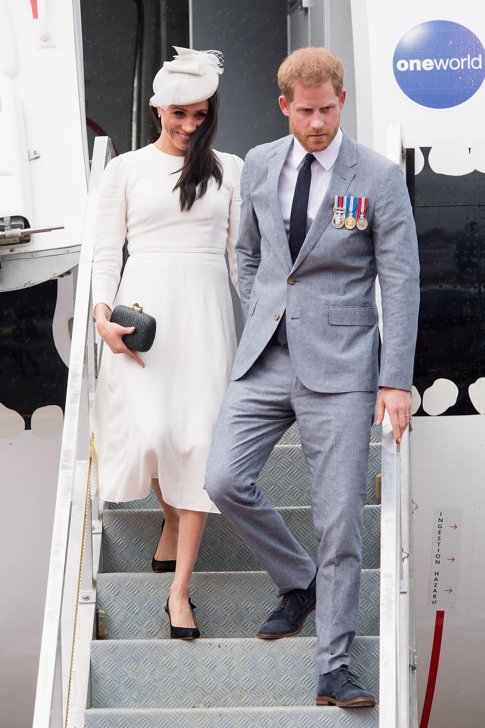 <p><strong>23 October </strong>Earlier that day, the Duke and Duchess of Sussex arrived in Suva, Fiji. </p>