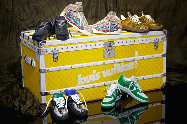 Louis Vuitton Virgil Abloh Nike Air Force 1 Sneakers