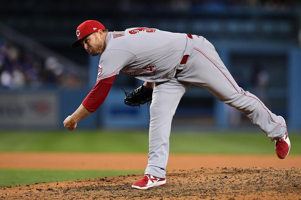 Justin Wilson was the Reds' best pitcher in April of 2022 but then had arm troubles that resulted in Tommy John surgery. Saturday, he pitched in the majors for the first time since the surgery.