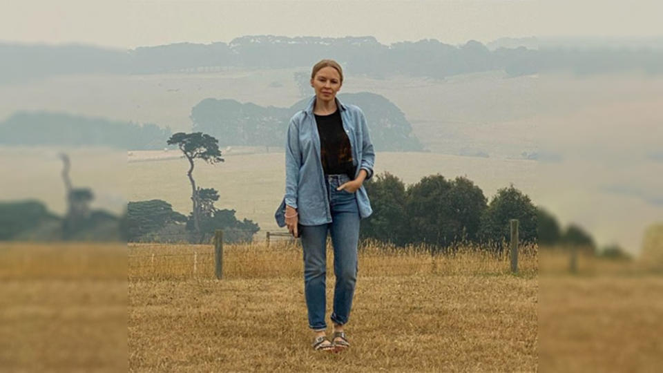 The singer called the devastation caused by the fires 'heartbreaking '. Photo: Instagram/kylieminogue.