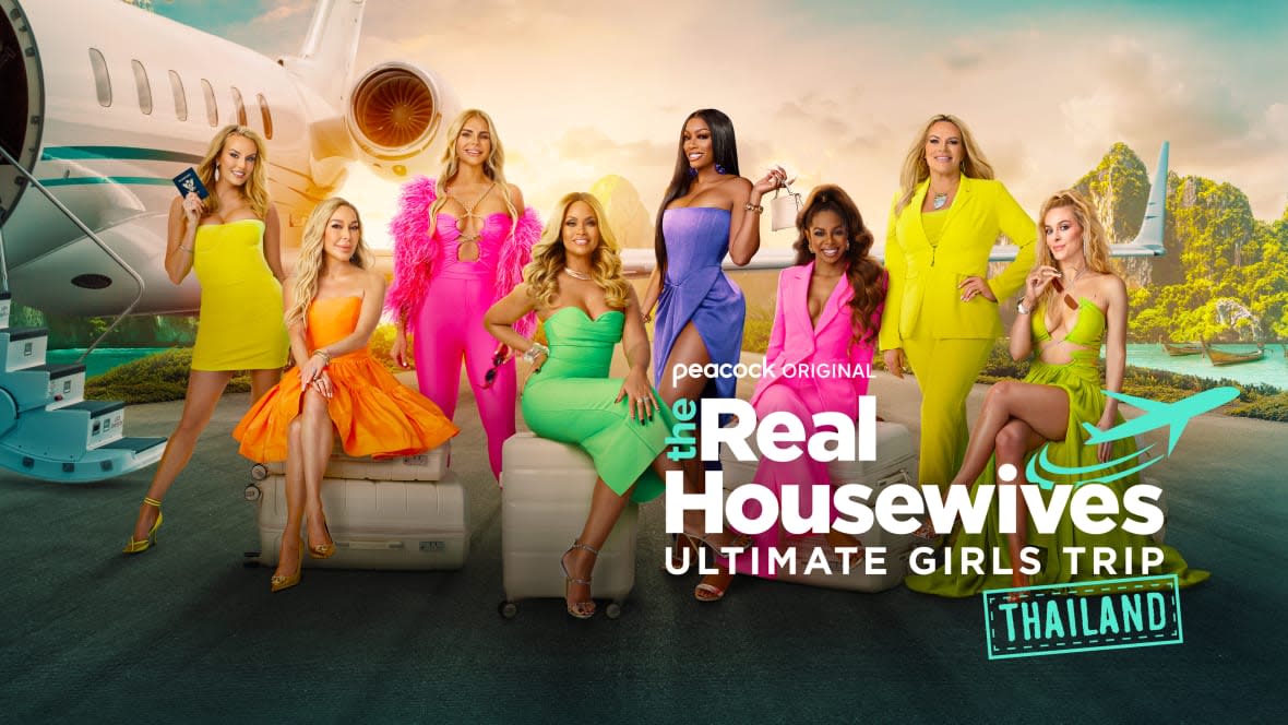 Season 3 of “The Real Housewives Ultimate Girls Trip” premieres in March. (Peacock)