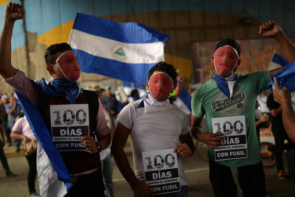 14.- Protestas en Nicaragua