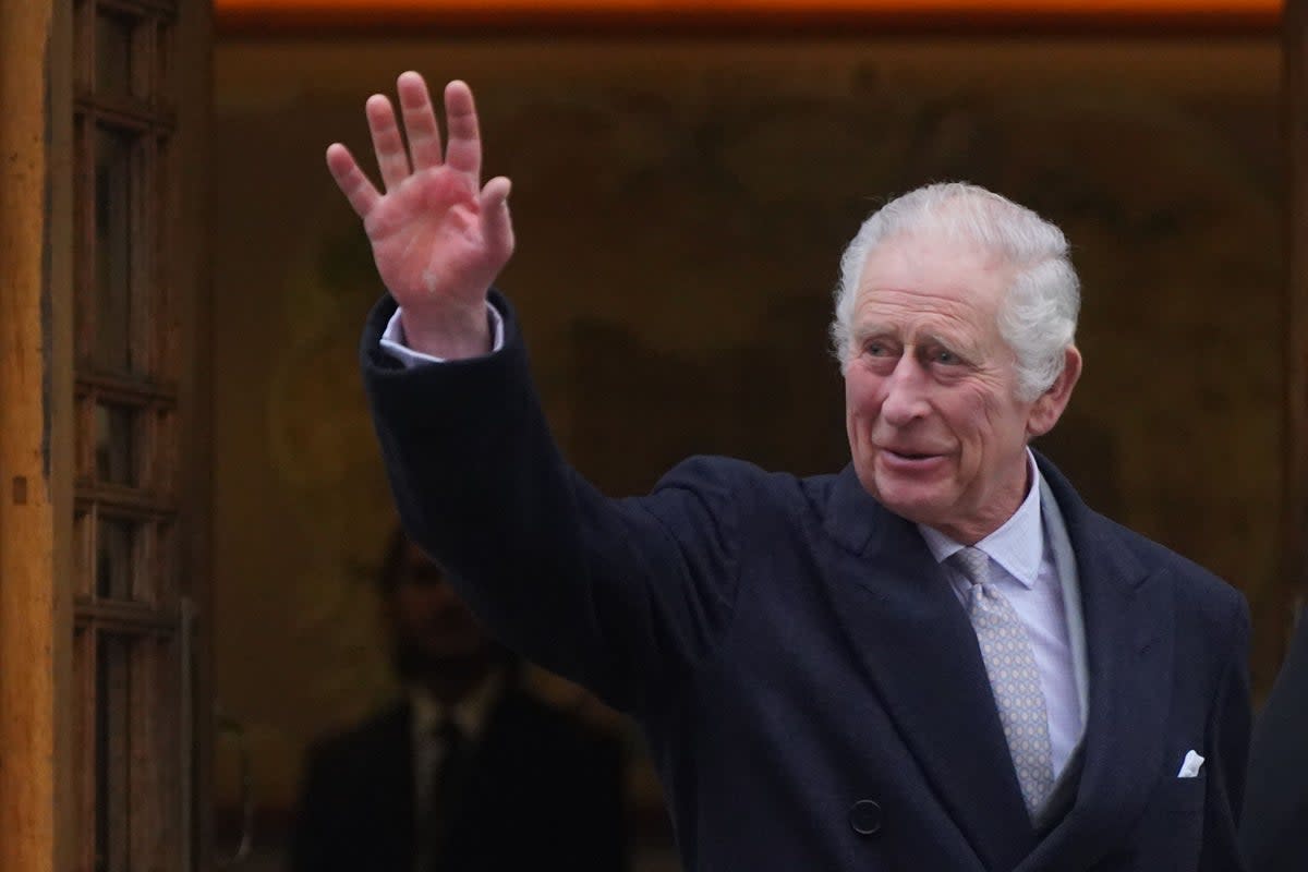 King Charles III on January 30, 2024 (Victoria Jones/AP) (PA Wire)