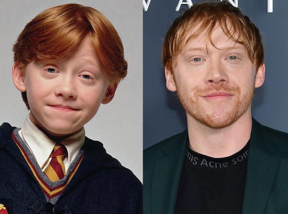 Rupert Grint  - Harry Potter kids then and now