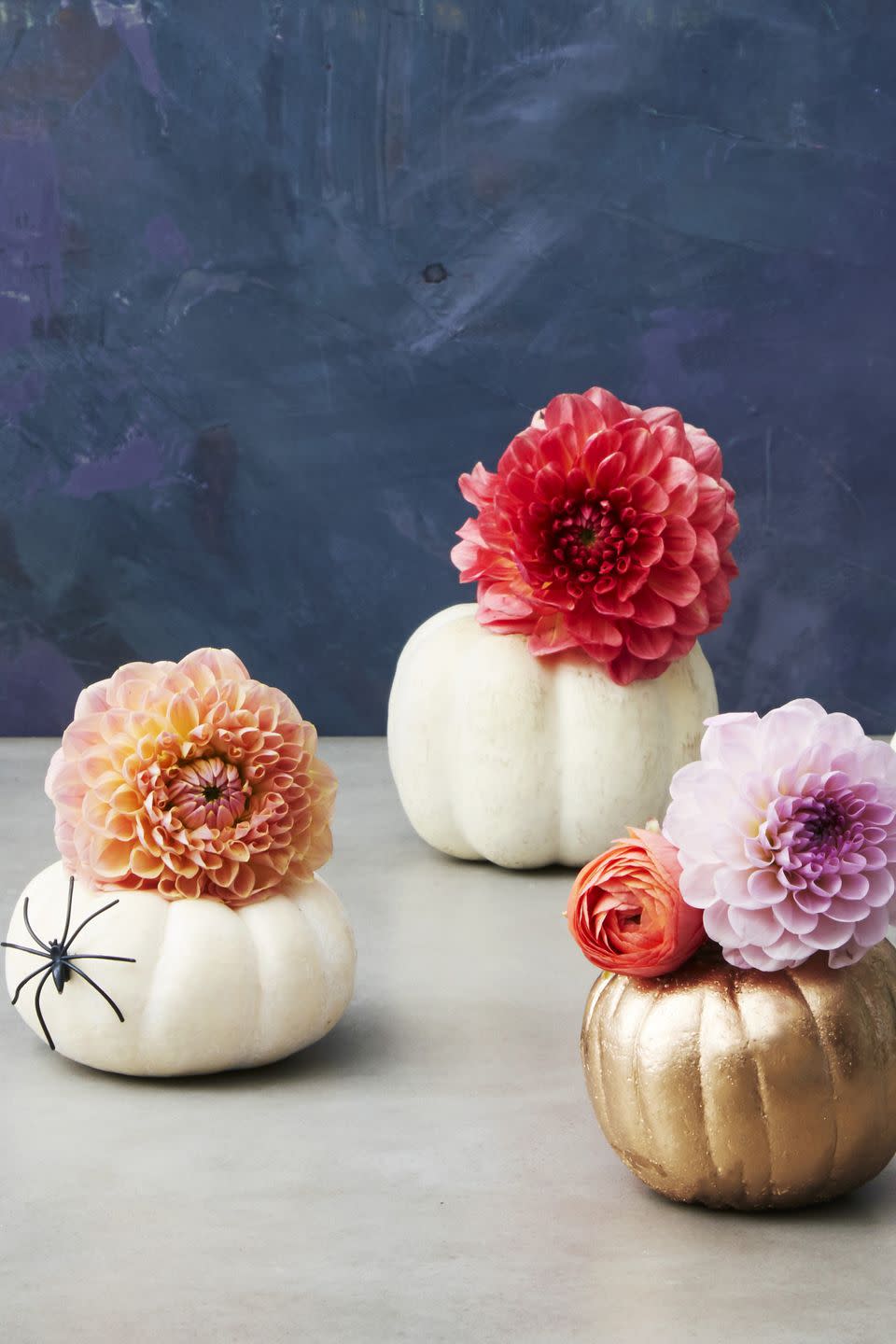 Floral Pumpkin Pots