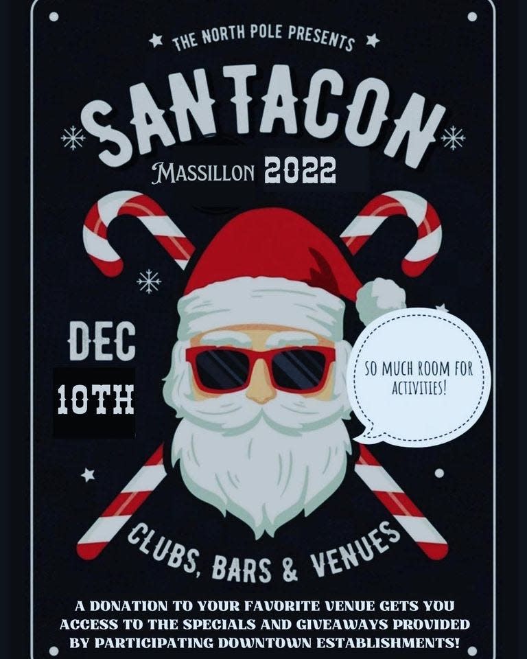 SantaCon will be Dec. 10 in downtown Massillon.