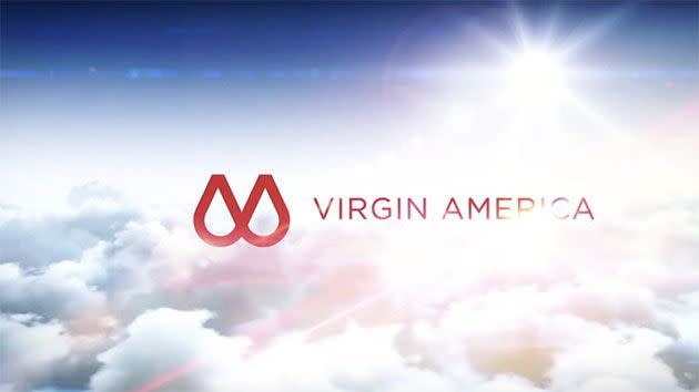 This is Virgin America's new logo... April Fools!