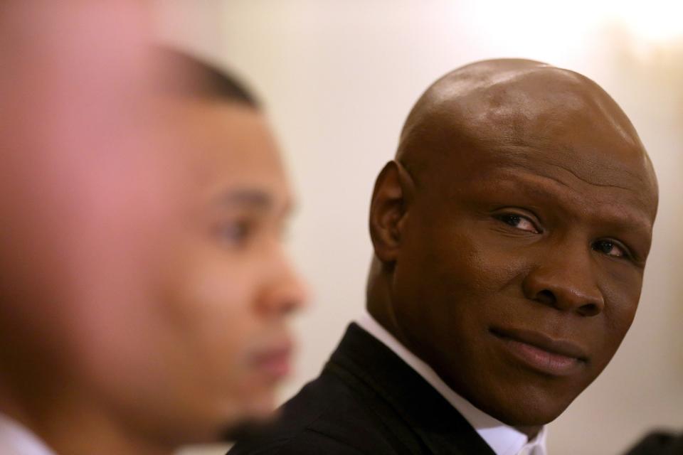 Chris Eubank Senior (right) has warned big-fight officials to do their job