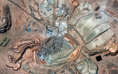 Chile copper - Credit: DigitalGlobe/Getty Images Contributor