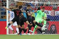 Soccer Football - World Cup - Group D - Iceland vs Croatia - Rostov Arena, Rostov-on-Don, Russia - June 26, 2018 Croatia's Lovre Kalinic in action REUTERS/Marko Djurica