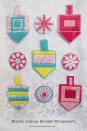 <p>Make charming dreidels, menorahs, and stars of David with this Hanukkah craft. Bonus: The very act of embroidering on plastic canvas can be extremely relaxing and therapeutic. (And who couldn’t use a dose of <em>that </em>during the holidays?)</p><p><a href="https://www.creativejewishmom.com/2019/12/plastic-canvas-crafts-for-hanukkah.html" rel="nofollow noopener" target="_blank" data-ylk="slk:Get the tutorial at Creative Jewish Mom;elm:context_link;itc:0;sec:content-canvas" class="link "><em>Get the tutorial at Creative Jewish Mom</em></a></p>
