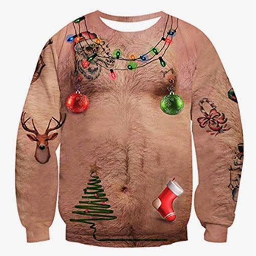 Dad Bod Ugly Christmas Sweater