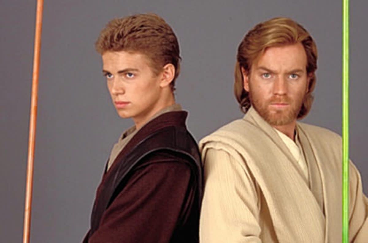 Jedi mind trick: Anakin Skywalker and Obi Wan Kenobi