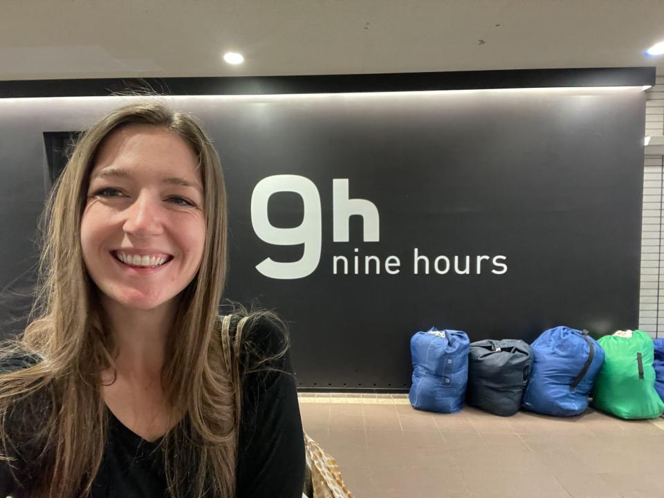 Nine Hours Capsule Hotel at the Narita Airport in Japan, Monica Humphries, “I spent $60 for a capsule stay in Tokyo’s airport to be steps away from my terminal.”