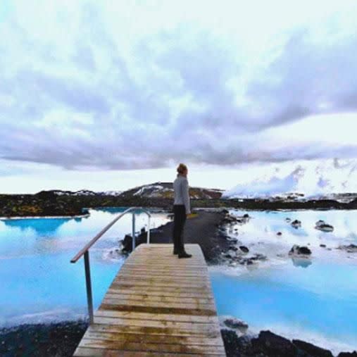The triathlete loves the outdoors, including this epic Icelandic landscape. Photo: Instagram/expedition_196