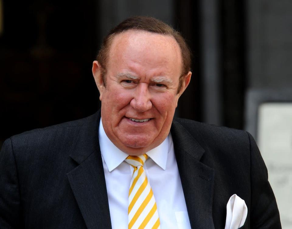 Veteran broadcaster Andrew Neil will interview Rishi Sunak on Friday (Nicholas.T.Ansell/PA) (PA Wire)