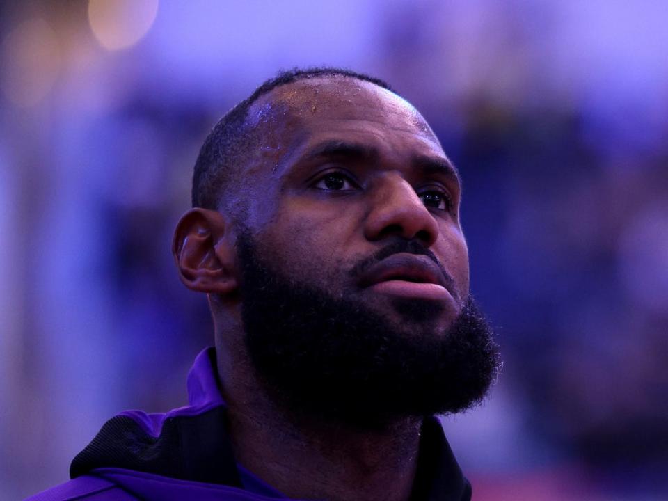 The LA Lakers superstar himself this week was placed in the NBA’s Covid protocols (Getty Images)