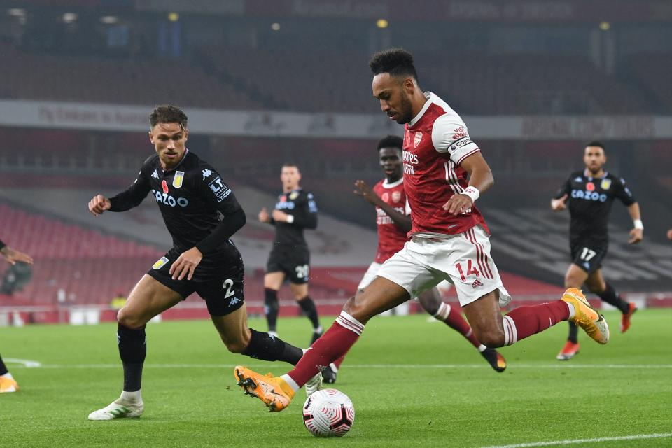 <p>Arsenal struggled in their last home game, losing 3-0 to Aston Villa</p>Arsenal FC via Getty Images