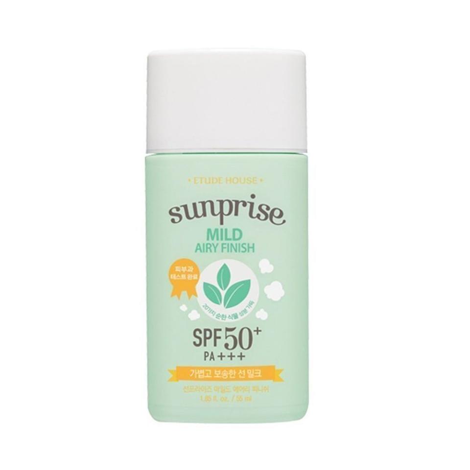 11) Sunprise Mild Airy Finish Sun Milk SPF50+ / PA+++