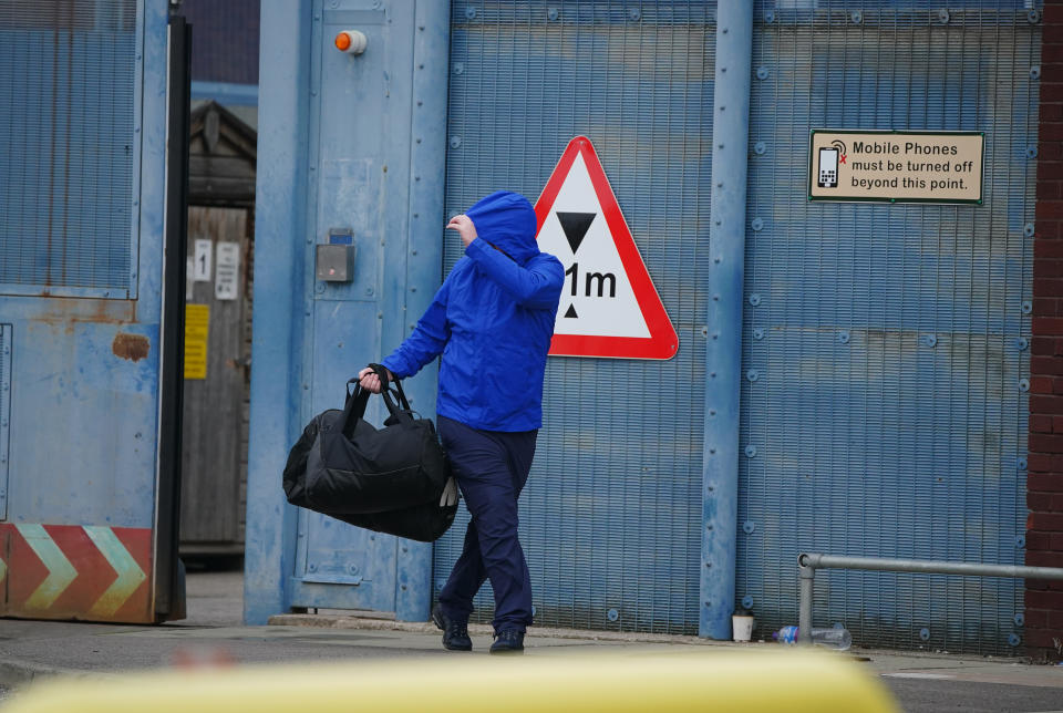 People seen outside HM Prison Liverpool. Around 1,700 inmates are expected to be let out early in an attempt to ease overcrowding in prisons. Picture date: Tuesday September 10, 2024. (Photo by Peter Byrne/PA Images via Getty Images)