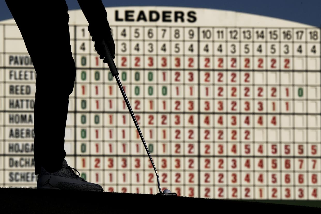 Who's going to be playing the weekend at Augusta National? (AP Photo/Charlie Riedel)
