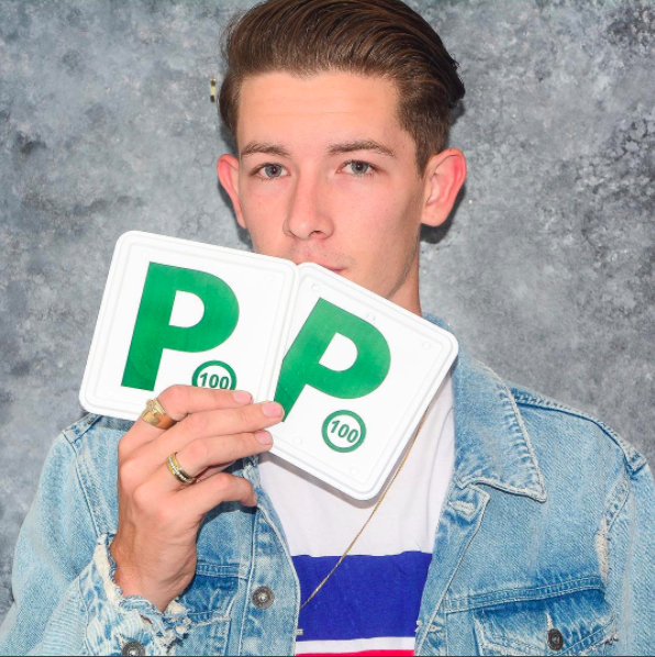 Jayden recently got his green provisional driver's licence. Source: Instagram/jaydenseyfarth