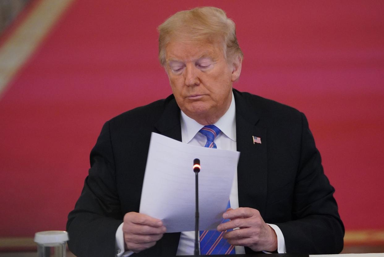 Donald Trump is known for preferring his written briefings to be as short as possible: AFP via Getty Images