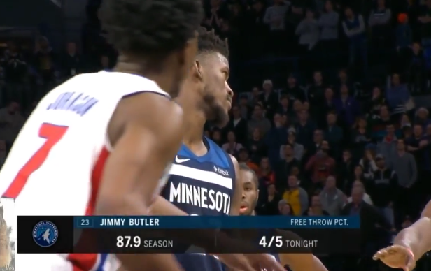 Reggie Jackson and Stanley Jackson rudely interrupted Jimmy Butler before his game-tying free throw attempt, and he did not appreciate it.