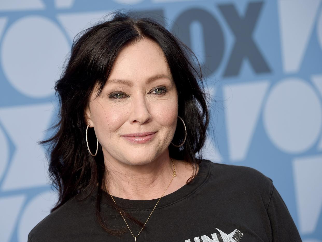 Shannen Doherty arrives at the FOX Summer TCA 2019 All-Star Party at Fox Studios on August 7, 2019 in Los Angeles, California