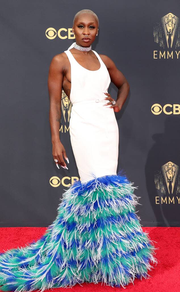 Cynthia Erivo, 2021 Emmys, Emmy Awards, Red Carpet Fashions, Arrivals