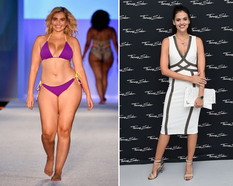 Sarina Nowak (l.) und Hana Nitsche (r.) sind in den USA erfolgreiche Models. (Bild: Getty Images)