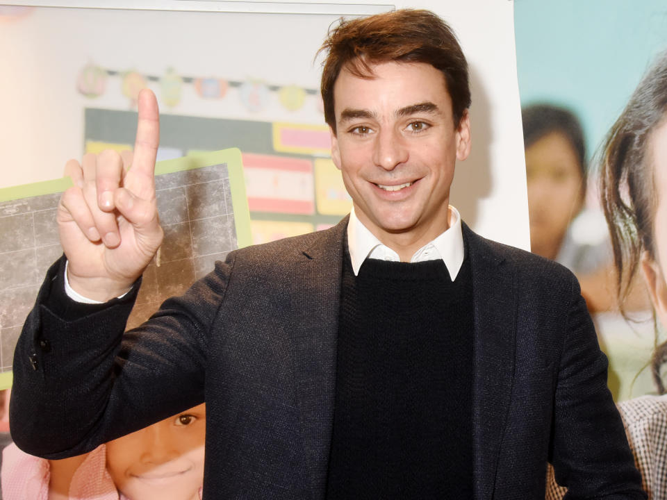 PARIS, FRANCE - JANUARY 30: TV Journalist Julian Bugier attends the "Levons Le Doigt Pour L'Education des Filles" Closing Conference At "We Are"  on January 30, 2020 in Paris, France. (Photo by Foc Kan/WireImage)