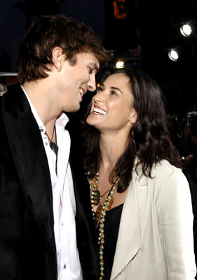 Ashton Kutcher and Demi Moore at the Hollywood premiere of Columbia Pictures' Guess Who