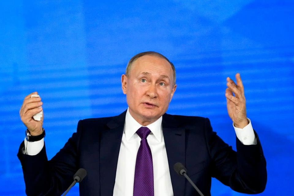 Russian president Vladimir Putin (AP)