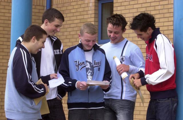 20 YEARS ON: 11 Pictures of students getting exam results in 2003