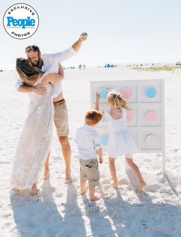 <p>Caitlyn Torres Photography</p> Jamie Otis, Doug Hehner and their two kids