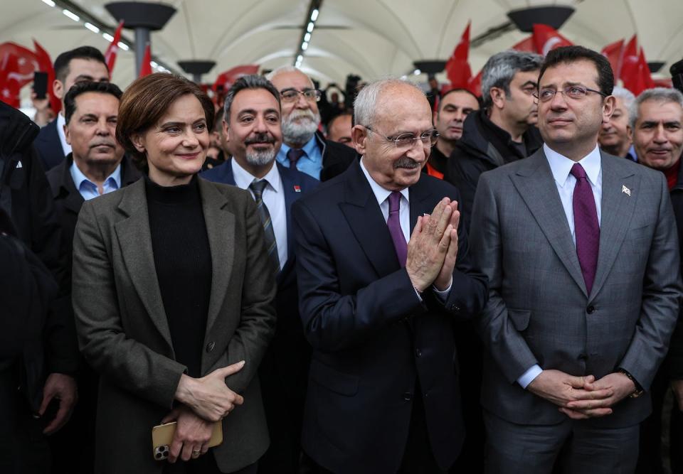 Kemal Kilicdaroglu is the presidential candidate representing the Nation Alliance, an election coalition made up of six opposition parties. Erdem Sahin/ EPA